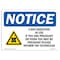 Signmission OSHA Sign, X-Ray Radiation In Use If You With, 10in X 7in Rigid Plastic, 10" W, 7" H, Landscape OS-NS-P-710-L-19081 - alternate 1